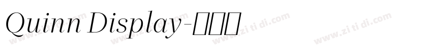 Quinn Display字体转换